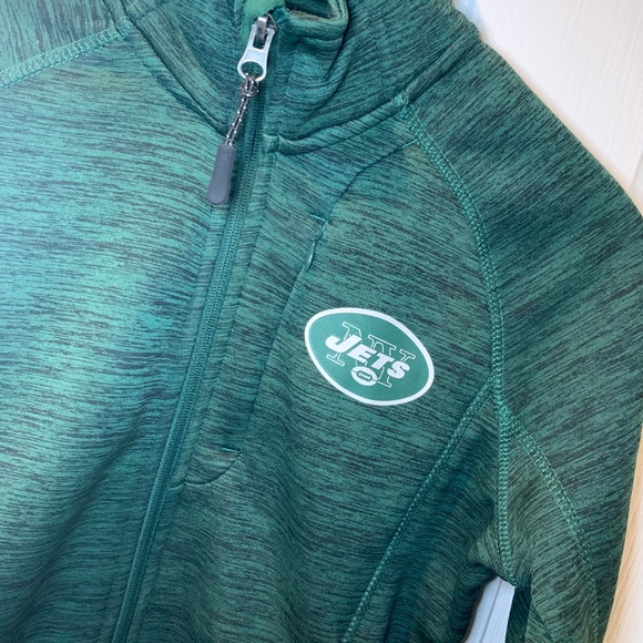 Women's NY Jets Green Zip Up Hoodie - Picture 2 of 3